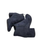 Botine dama Tamaris 39, material textil, bleumarin - imagine 4