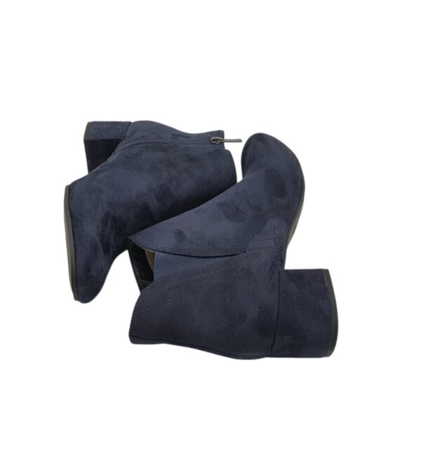 Botine dama Tamaris 39, material textil, bleumarin - imagine 4