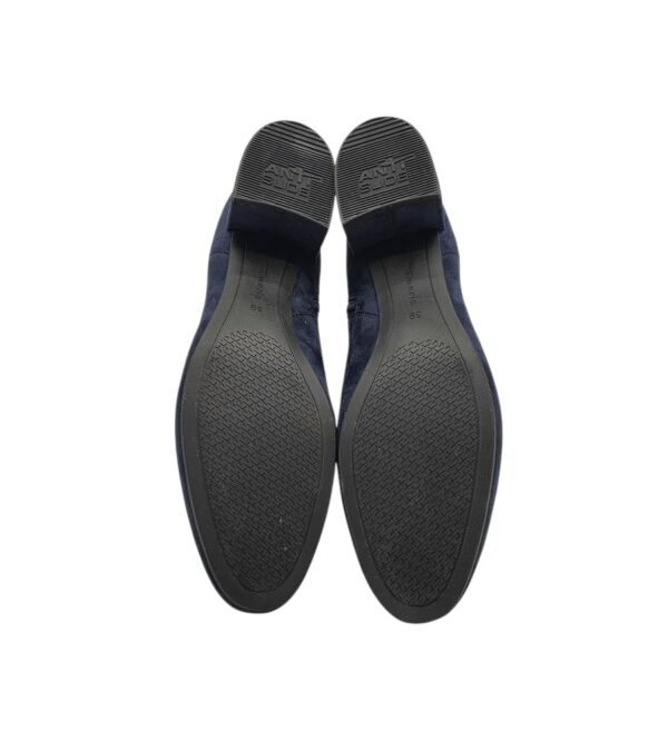 Botine dama Tamaris 39, material textil, bleumarin - imagine 5