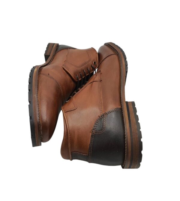 Ghete barbati Bullboxer 41, piele, maro - imagine 4
