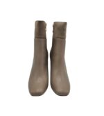 Botine dama About You 37, imitație de piele, material textil, bej - imagine 3