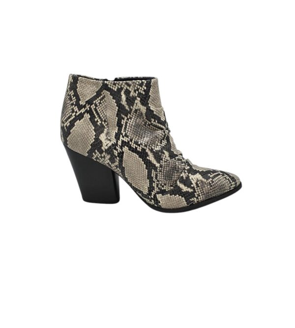 Botine dama Carmens 40, piele, gri - imagine 1