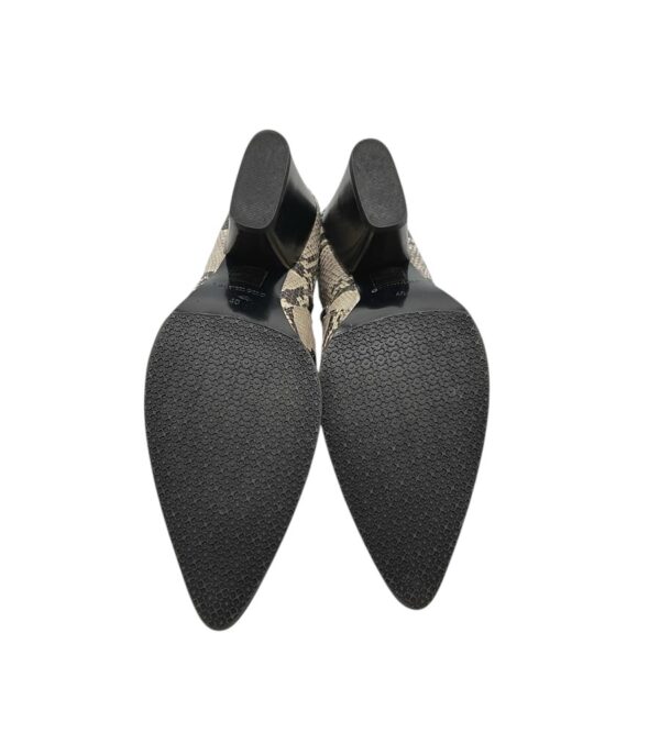 Botine dama Carmens 40, piele, gri - imagine 5