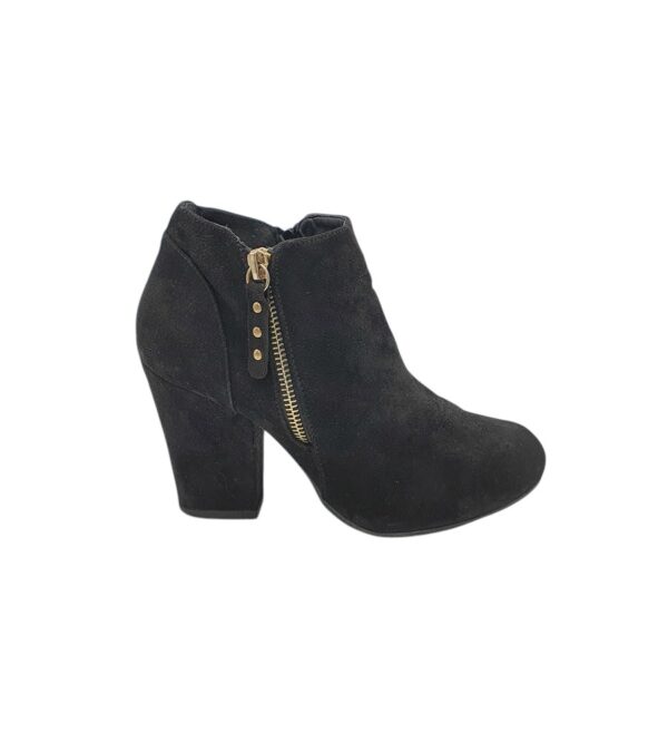 Botine dama Graceland 38, material textil, negru - imagine 1