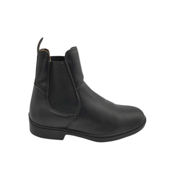 Botine dama 38, piele, negru, imblanite - imagine 1