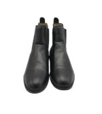 Botine dama 38, piele, negru, imblanite - imagine 3