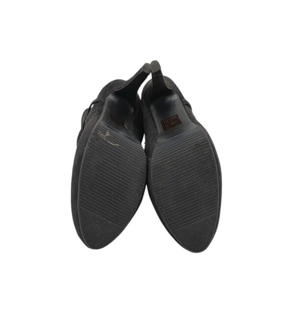 Botine dama 40, material textil, negru - imagine 5