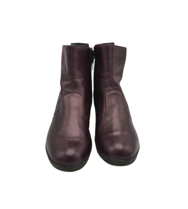 Botine dama Waldlaufer 39, piele, maro - imagine 3