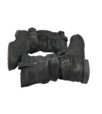 Cizme  dama 40, piele, negru - imagine 4
