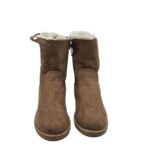 Cizme dama Landrover 39, material textil, maro,  imblanite - imagine 3