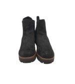 Ghete dama Rieker 39,  material textil, negru,  captusite - imagine 3