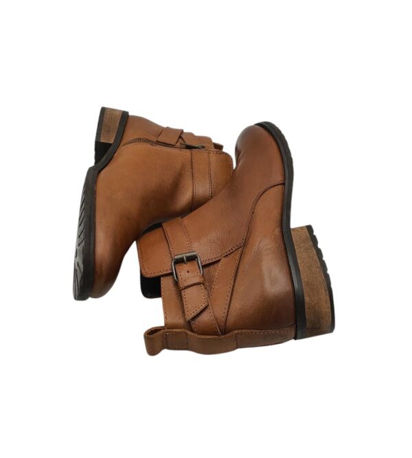 Botine dama Dune 38, piele, maro - imagine 4