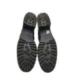 Ghete dama 42, piele, negru, imblanite - imagine 5