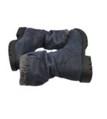 Cizme dama Tu 38, imitație de piele, bleumarin, captusite - imagine 4