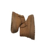 Cizme dama Tu 30, material textil, maro - imagine 4