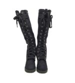 Cizme dama Graceland 36, material textil, negru - imagine 3