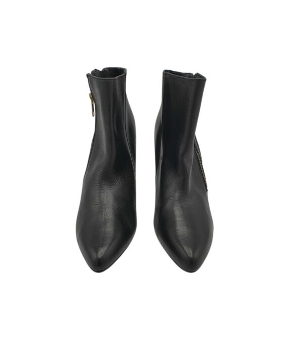 Botine dama Helene Rouge 40, piele, negru - imagine 3