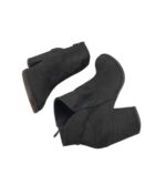 Botine Bershka 38, material textil, negru - imagine 4