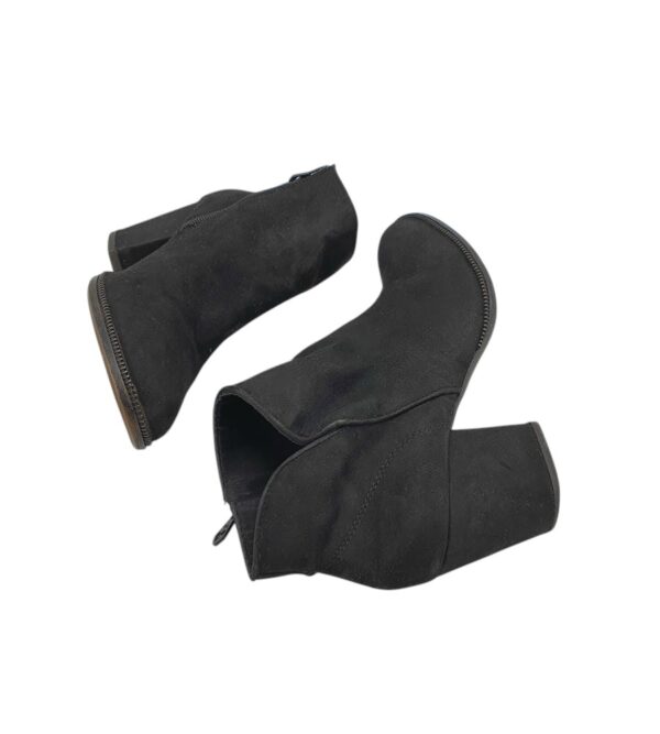 Botine Bershka 38, material textil, negru - imagine 4