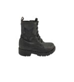 Ghete copii Gioseppo 28, piele, negru