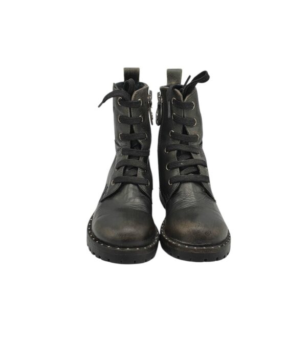 Ghete copii Gioseppo 28, piele, negru - imagine 3