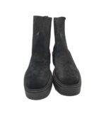 Botine dama Bullboxer 40,  piele intoarsa, material textil, negru - imagine 3