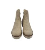 Ghete dama Rieker 40, imitație de piele, material textil, bej - imagine 3