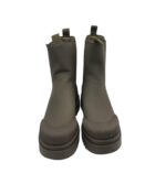 Ghete dama About You, 37, imitație de piele, material textil, bej - imagine 3