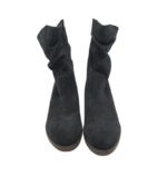 Cizme dama Tamaris, 38, piele intoarsa, negru - imagine 3