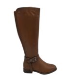 Cizme dama Carmela , piele, maro