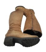 Cizme dama UGG 40, piele, maro,  imblanite - imagine 4