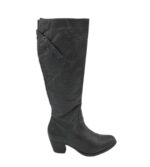 Cizme dama 38, piele, negru