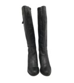 Cizme dama 38, piele, negru - imagine 3