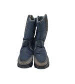 Cizme copii Gear 34 material textil, albastru, imblanite - imagine 3