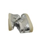 Adidasi copii Sport 32 imitatie de  piele, material textil , gri - imagine 4