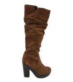 Cizme dama Bsb 41  piele intoarsa, maro