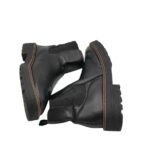 Ghete dama Papaya, 40, imitație de piele, negru - imagine 4