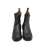Ghete dama Moretta 39, piele, negru - imagine 3
