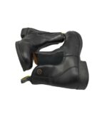 Ghete dama Moretta 39, piele, negru - imagine 4