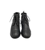 Ghete dama 5th Avenue 39, piele, negru - imagine 3