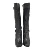 Cizme dama Janet D 38, piele, negru - imagine 3