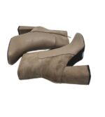 Botine dama About You 40, imitație de piele, bej - imagine 4