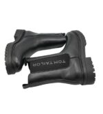 Ghete dama Tom Tailor 39, imitație de piele, material textil, negru - imagine 4