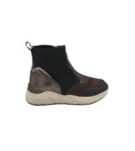 Botine dama Tamaris 38, imitație de piele, material textil, negru