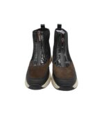 Botine dama Tamaris 38, imitație de piele, material textil, negru - imagine 3