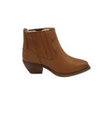 Botine dama Bronx 37, piele, maro