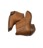 Botine dama Bronx 37, piele, maro - imagine 4