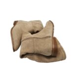 Cizme dama Givana 36, material textil, bej - imagine 4