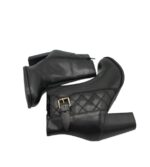 Botine dama Fatih 38, piele, negru - imagine 4