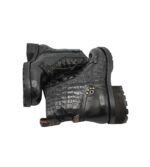 Ghete dama Lazamani 37, piele, negru - imagine 4